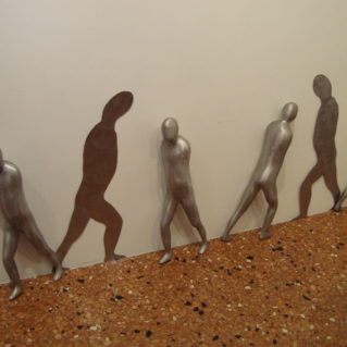 Ecce Homo, 2006, fusione in alluminio, h.cm 60