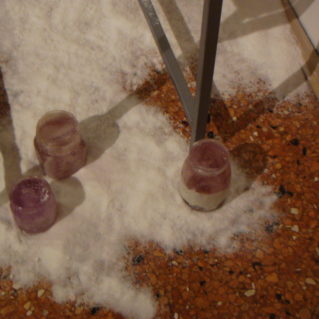 In my flesh, 2008/2009, opera di Dania Zanotto, resina, sale