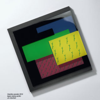 Iler Melioli, 2010, resina, legno, acrilici, cm 43x43x15