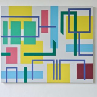 Iler Melioli, Senza titolo 2016, Acrilico su tela cm 100x120