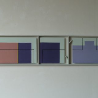 Iler Melioli, 2015 Assemblato - acrilici su alluminio e legno cm 120x30