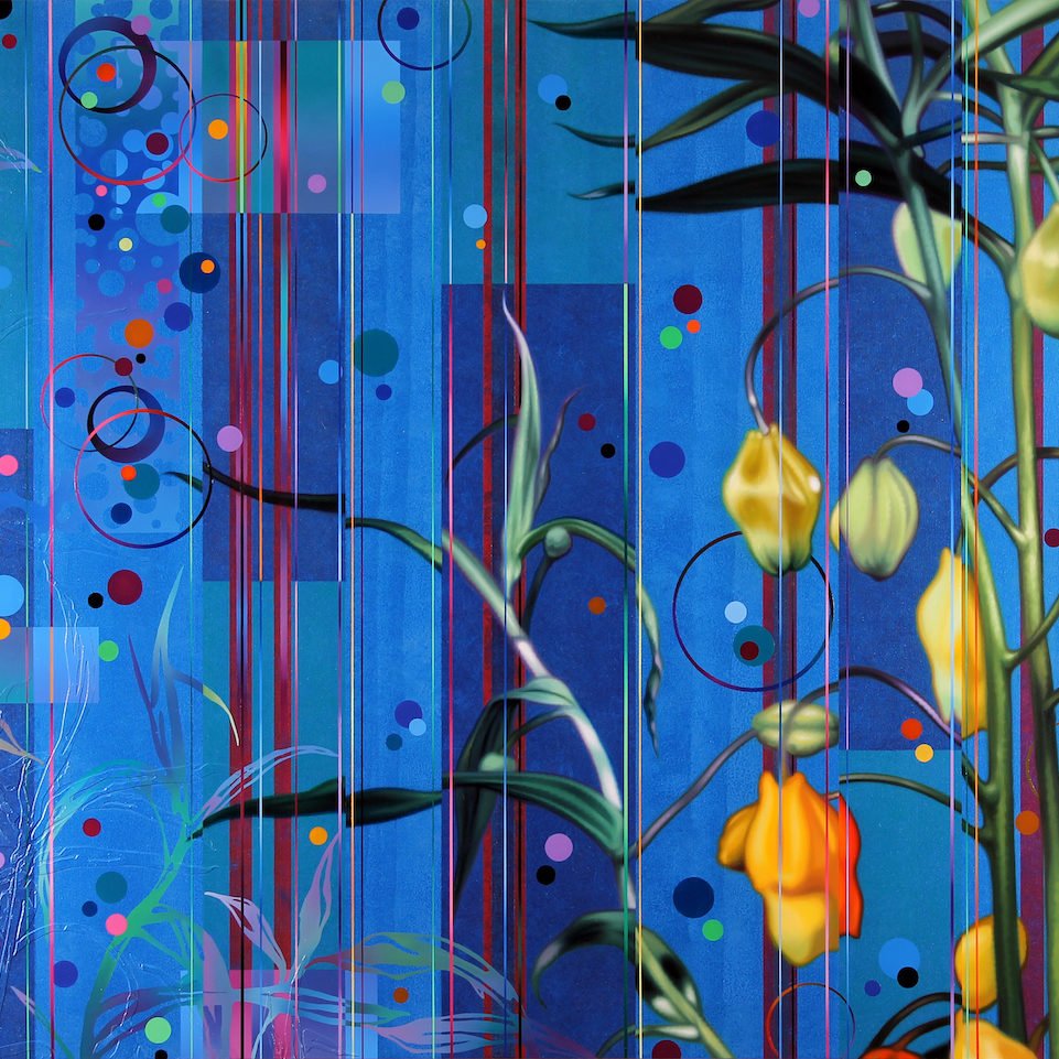 Dany Vescovi, 2016, tecnica mista su lino, cm120x150