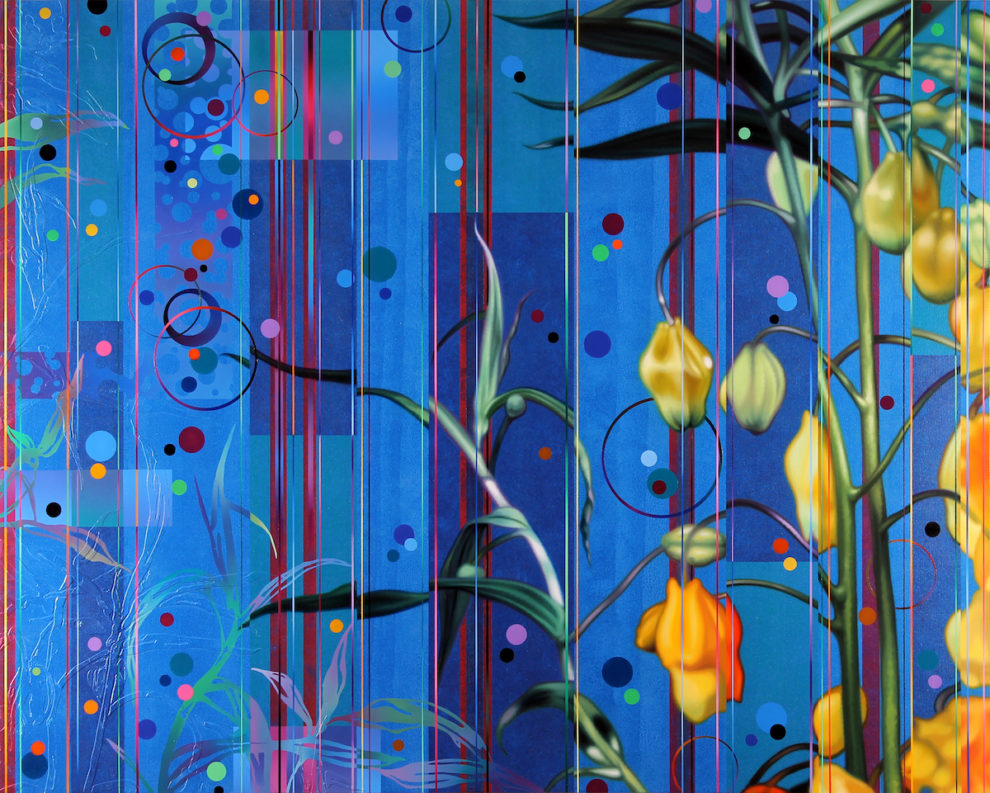 Dany Vescovi, 2016, tecnica mista su lino, cm120x150
