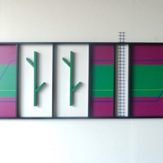Iler Melioli, Untitled 2015 Cromoplastico cm 200x70x7