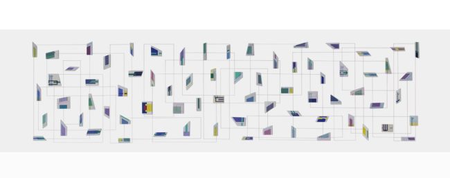 Installazione di frammenti di un linguaggio visivo