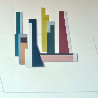 Iler Melioli, 2015, Installazione, alluminio policromo cm 120x160
