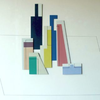 Iler Melioli, 2015 Installazione alluminio policromo cm 121x160