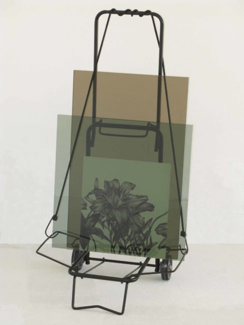 Carrello con disegno di Cristina Treppo