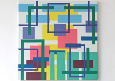 Iler Melioli, Senza titolo 2016, Acrilico su tela cm 100x100