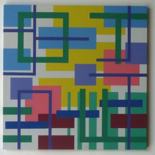 2016, poliacrilico su pvc,cm 50x50