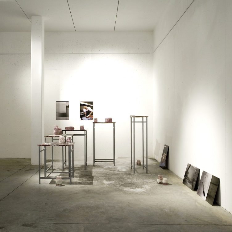 Dania Zanotto, In my Flesh, 2008-2009, Installazione Site Specific, resina, piombo, sale, stampe fotografiche su dibond, dimensioni variabili