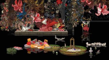 Bu Hua, 2012, pittura digitale, 150x83cm, edizione limitata