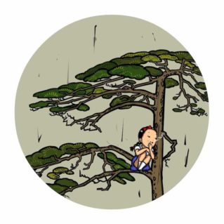 Bu Hua, 2008, pittura digitale, diametro cm 50