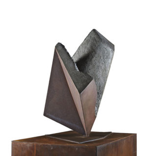 Lucio Scortegagna, 2012, cemento, acciaio, ossidi, 71x46x45 cm