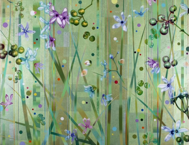 Dany Vescovi, 2012, tecnica mista su lino, 100x130cm