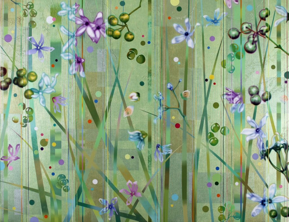 Dany Vescovi, 2012, tecnica mista su lino, 100x130cm