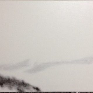 Hu Guoqing, 2015, olio su tela, 75x150 cm