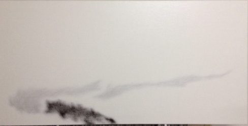 Hu Guoqing, 2015, olio su tela, 75x150 cm