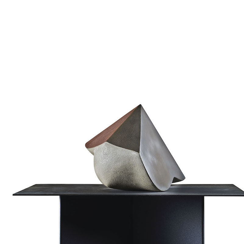 Lucio Scortegagna, 2009, cemento, acciao, ossidi, 21x21x16 cm