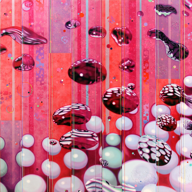 Dany Vescovi, 2013, tecnica mista su lino, cm200x300