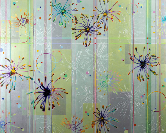 Dany Vescovi, 2014, Tecnica mista su lino, cm120x150