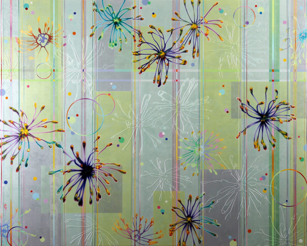 Dany Vescovi, 2014, Tecnica mista su lino, cm120x150